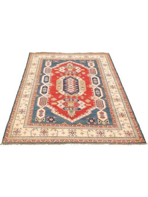 Afghan Finest Ghazni 6'5" x 9'6" Hand-knotted Wool Rug 