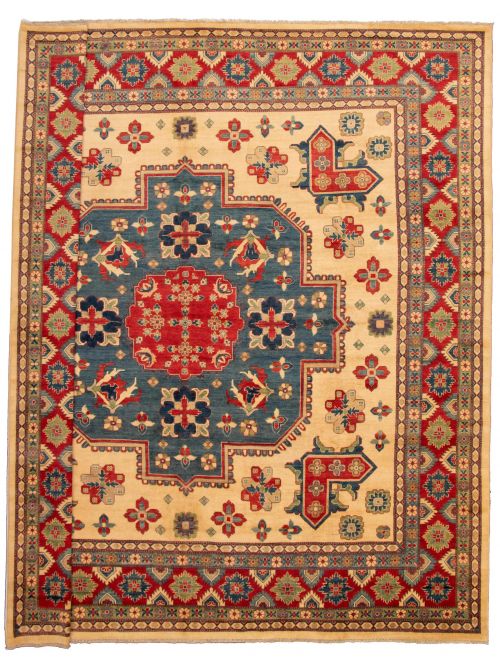Afghan Finest Ghazni 12'9" x 13'2" Hand-knotted Wool Rug 