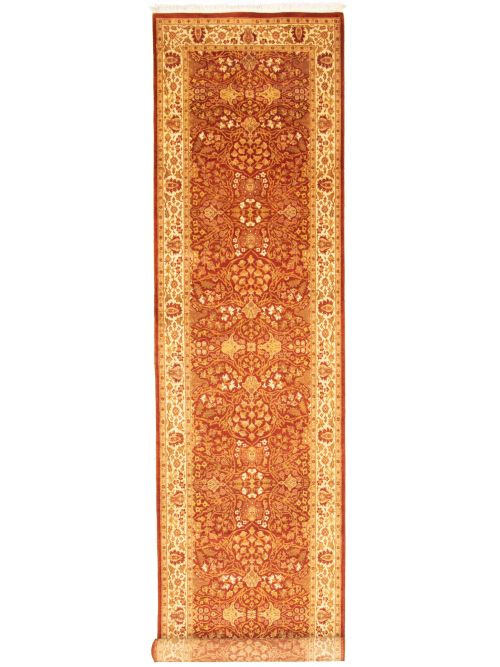 Pakistani Pako Persian 18/20 3'2" x 14'7" Hand-knotted Wool Brown Rug