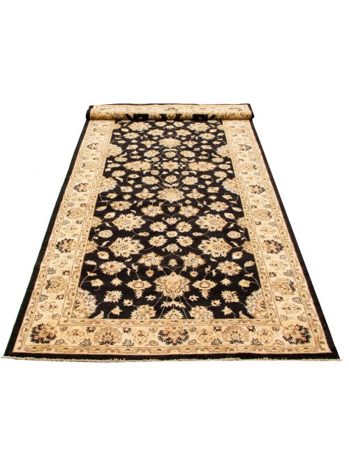 Indian Chobi Twisted 6'2" x 14'7" Hand-knotted Wool Rug 