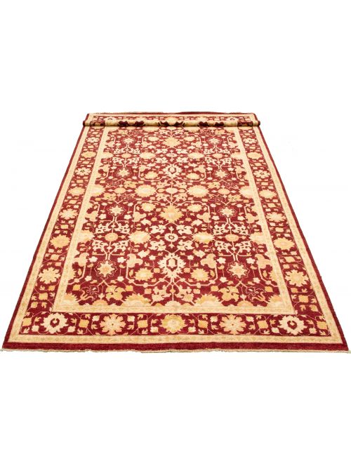 Afghan Chobi Finest 7'1" x 16'6" Hand-knotted Wool Rug 