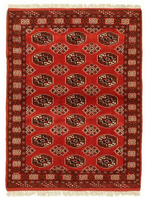 Turkmenistan Turkman 4'5" x 6'2" Hand-knotted Wool Rug 
