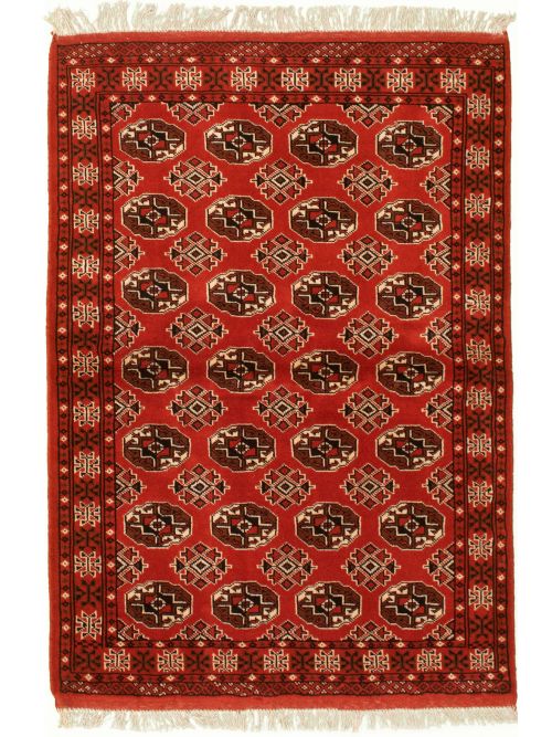 Turkmenistan Turkman 4'3" x 6'1" Hand-knotted Wool Rug 