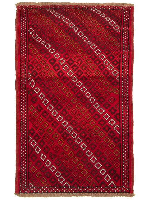 Afghan Akhjah 3'7" x 5'7" Hand-knotted Wool Rug 