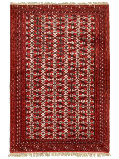 Turkmenistan Turkoman 5'0" x 7'7" Hand-knotted Wool Rug 
