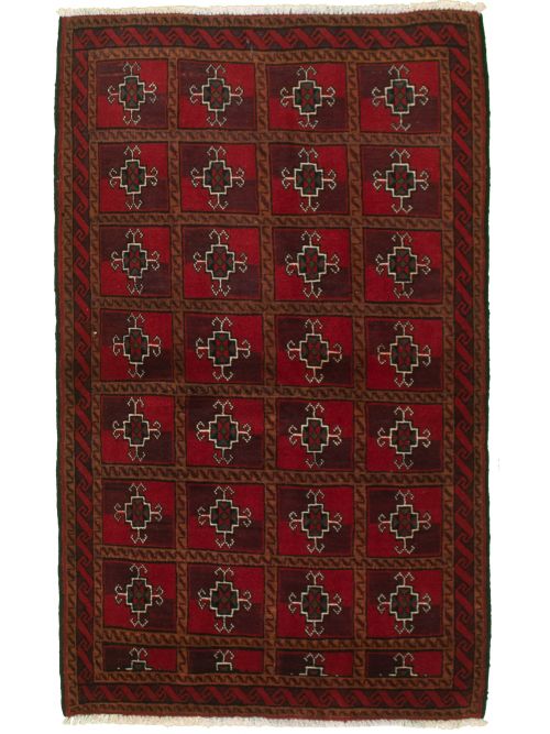 Afghan Herati 3'5" x 6'0" Hand-knotted Wool Rug 
