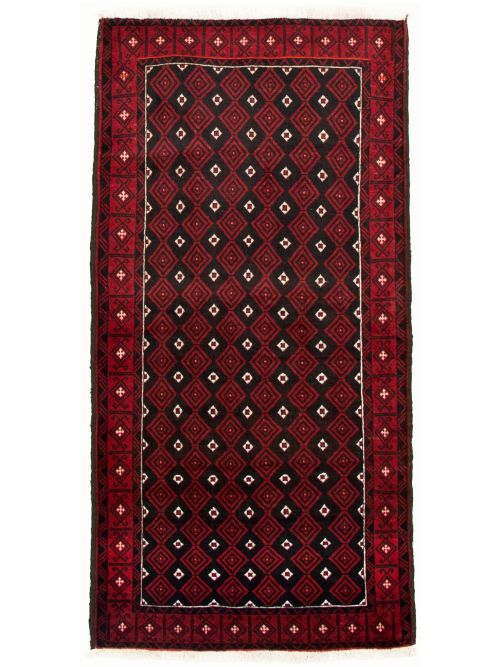 Afghan Rizbaft 3'4" x 6'7" Hand-knotted Wool Rug 