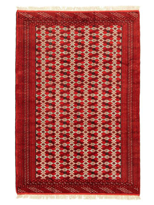 Turkmenistan Turkoman 5'2" x 7'9" Hand-knotted Wool Rug 