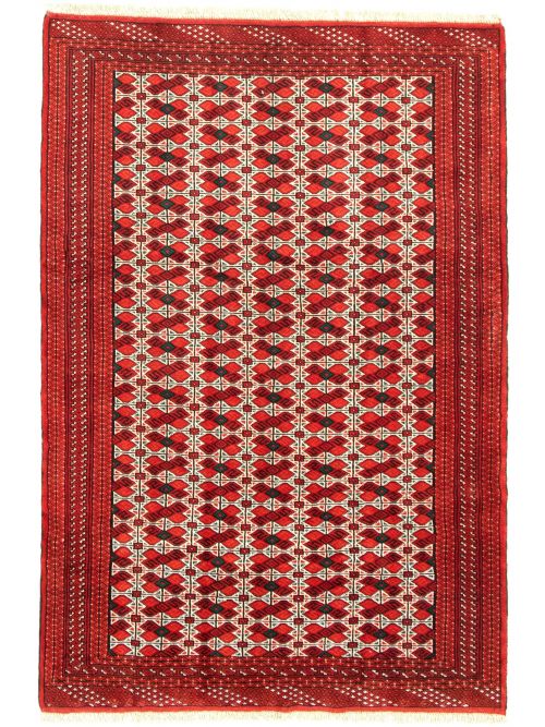 Turkmenistan Turkoman 5'0" x 7'7" Hand-knotted Wool Rug 
