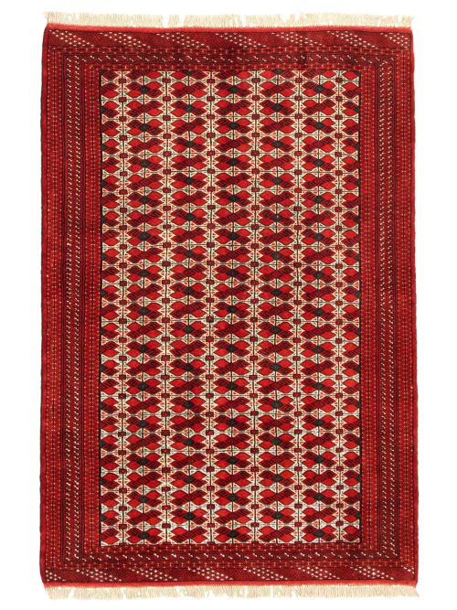 Turkmenistan Turkoman 5'1" x 7'9" Hand-knotted Wool Rug 