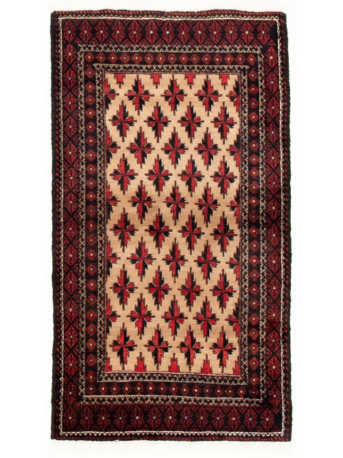 Afghan Herati 3'6" x 6'4" Hand-knotted Wool Rug 