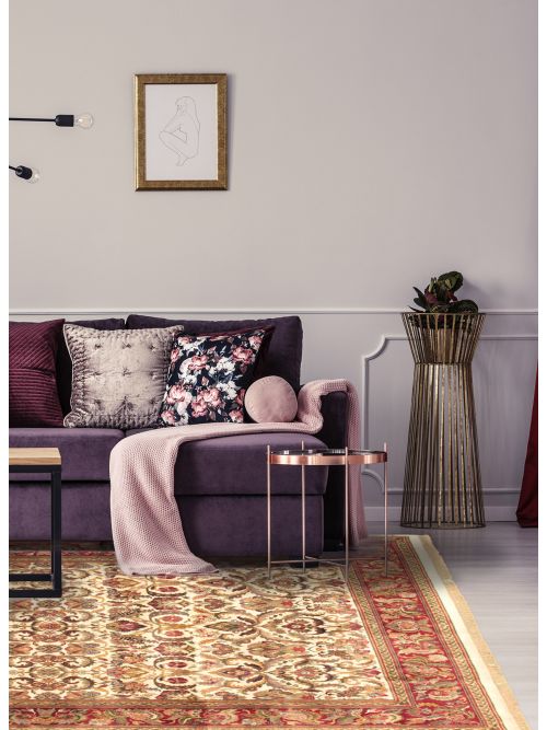 Indian Essex 8'0" x 9'11" Hand-knotted Wool Rug 