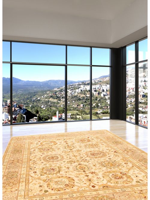 Indian Passions 8'2" x 10'4" Hand-knotted Wool Rug 