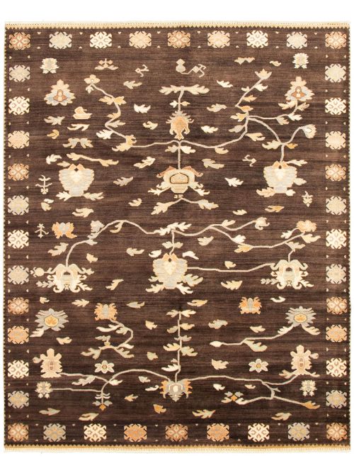 Indian Glory 8'3" x 10'2" Hand-knotted Wool Rug 
