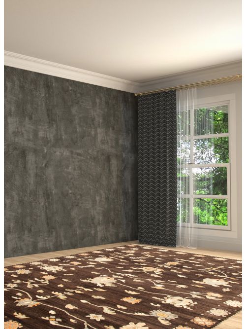 Indian Glory 8'3" x 10'2" Hand-knotted Wool Rug 