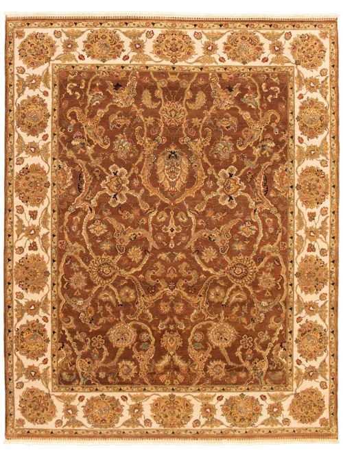 Indian Passions 8'1" x 10'4" Hand-knotted Wool Rug 