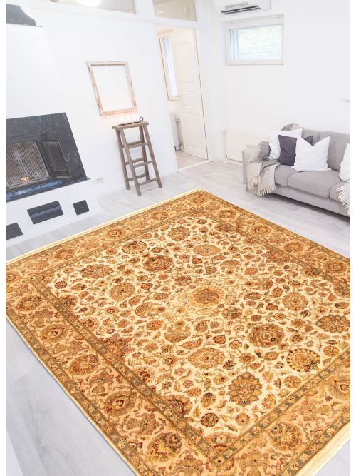 Indian Passions 8'1" x 10'1" Hand-knotted Wool Rug 