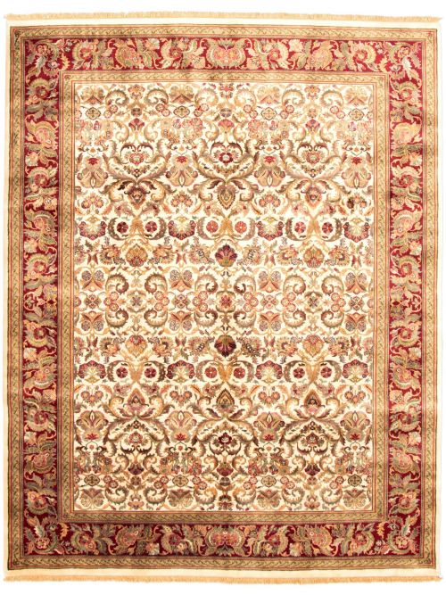 Indian Essex 8'11" x 11'5" Hand-knotted Wool Rug 