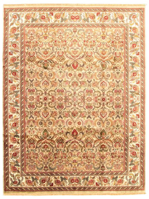 Indian Essex 8'11" x 11'9" Hand-knotted Wool Rug 
