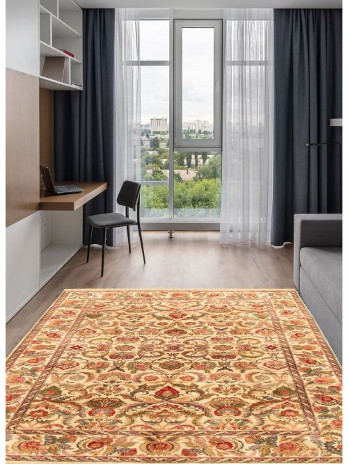 Indian Essex 5'10" x 8'10" Hand-knotted Wool Rug 