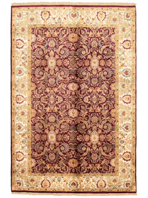 Indian British Raj 5'11" x 8'10" Hand-knotted Wool Rug 