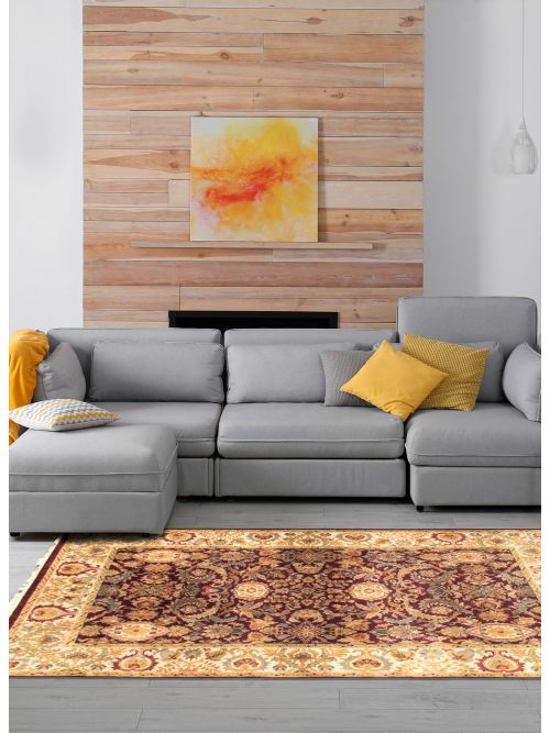 Indian British Raj 4'0" x 6'0" Hand-knotted Wool Rug 