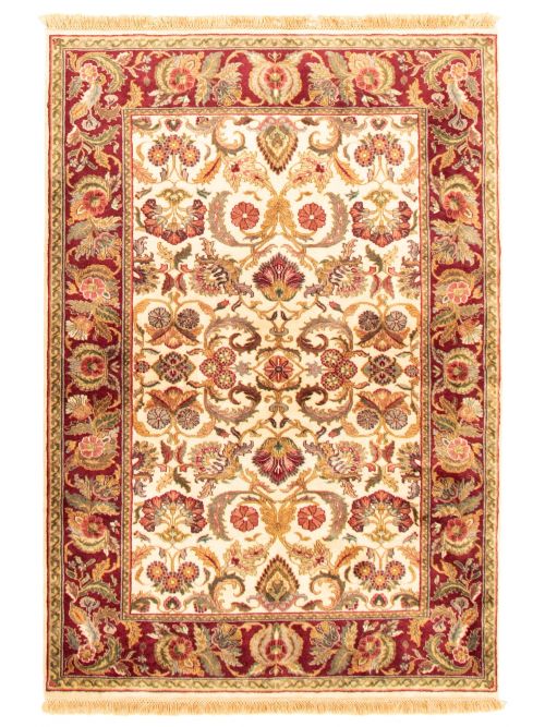 Indian Essex 4'0" x 6'0" Hand-knotted Wool Rug 