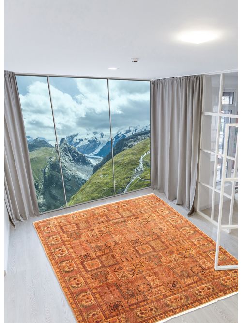 Indian Masterpiece 9'0" x 12'4" Hand-knotted Wool Rug 