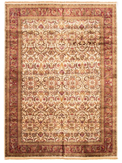 Indian Essex 10'0" x 13'6" Hand-knotted Wool Rug 