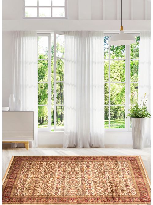 Indian Essex 10'0" x 13'6" Hand-knotted Wool Rug 