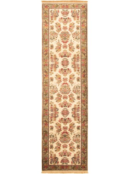 Indian Essex 2'8" x 10'7" Hand-knotted Wool Rug 
