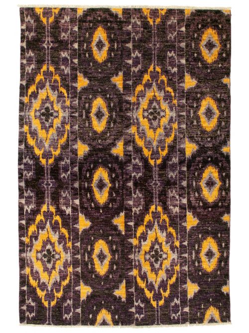 Pakistani Shalimar 5'10" x 9'3" Hand-knotted Wool Rug 