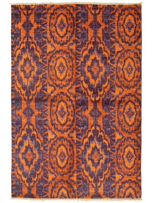 Pakistani Shalimar 6'1" x 9'1" Hand-knotted Wool Rug 