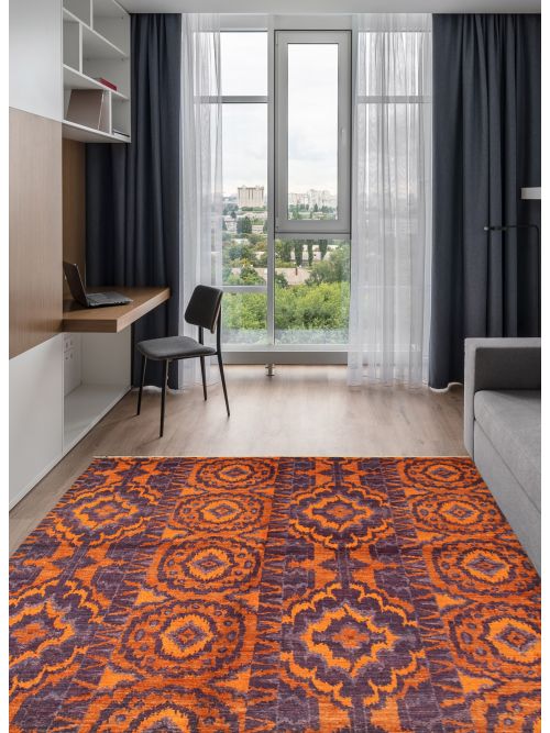 Pakistani Shalimar 6'1" x 9'1" Hand-knotted Wool Rug 