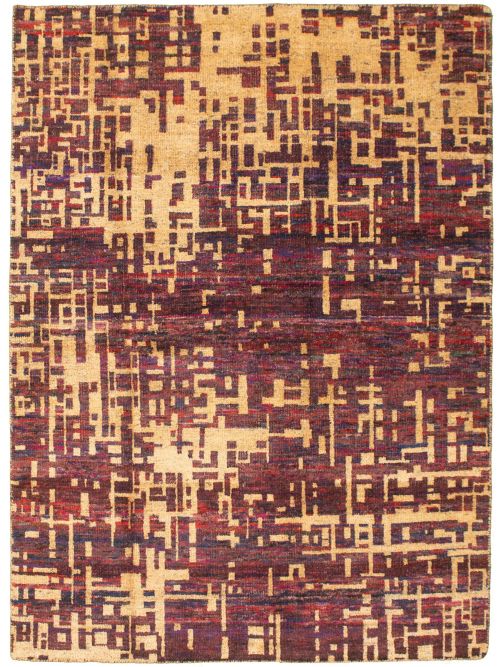 Indian Sari Silk 5'9" x 7'10" Hand-knotted Silk Rug 
