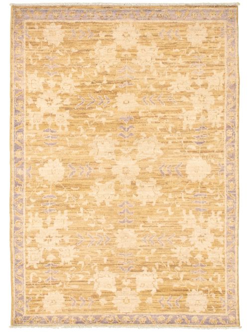 Pakistani 18 Of 20 Pak Finest Oushak 4'2" x 5'11" Hand-knotted Wool Rug 