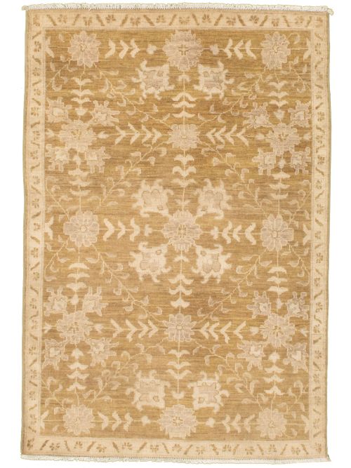 Pakistani 18 Of 20 Pak Finest Oushak 3'11" x 5'10" Hand-knotted Wool Rug 