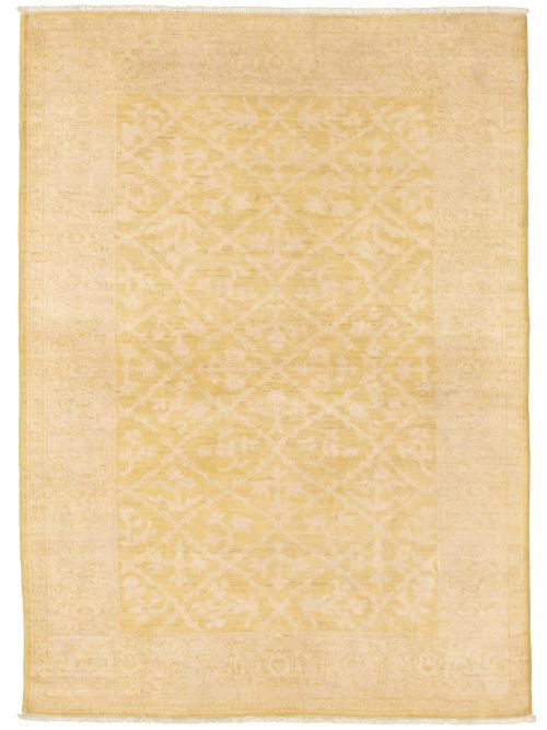 Pakistani 18 Of 20 Pak Finest Oushak 4'1" x 5'10" Hand-knotted Wool Rug 