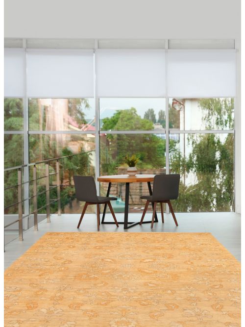 Pakistani 18 Of 20 Pak Finest Oushak 8'2" x 10'10" Hand-knotted Wool Rug 
