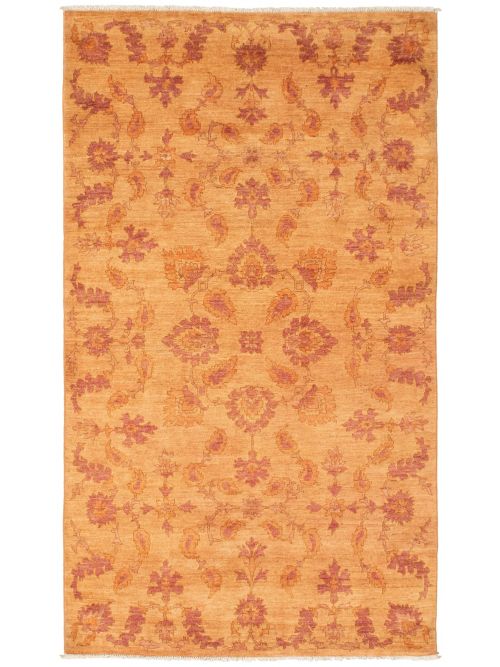 Pakistani 18 Of 20 Pak Finest Oushak 4'8" x 8'1" Hand-knotted Wool Beige Rug