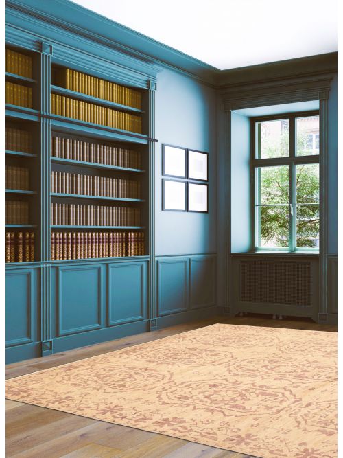 Pakistani 18 Of 20 Pak Finest Oushak 9'4" x 11'11" Hand-knotted Wool Rug 