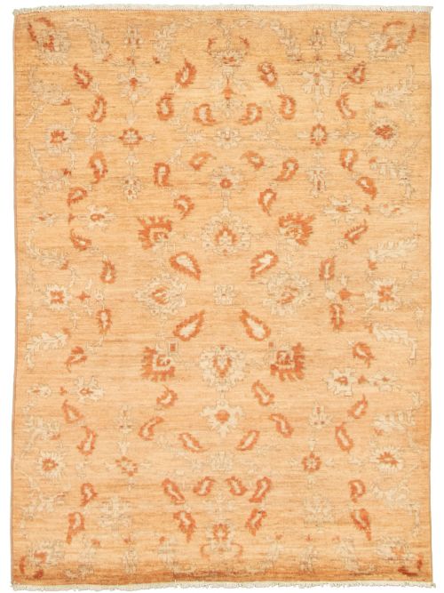 Pakistani 18 Of 20 Pak Finest Oushak 4'3" x 6'1" Hand-knotted Wool Rug 