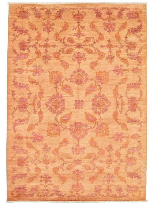 Pakistani 18 Of 20 Pak Finest Oushak 6'2" x 8'8" Hand-knotted Wool Rug 