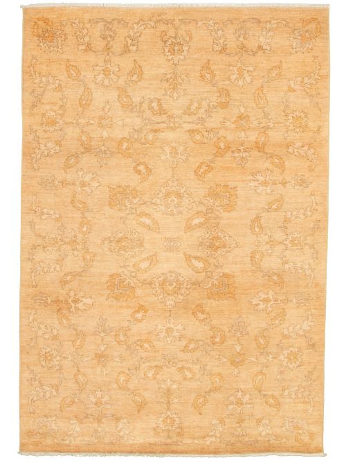 Pakistani 18 Of 20 Pak Finest Oushak 6'1" x 8'11" Hand-knotted Wool Rug 