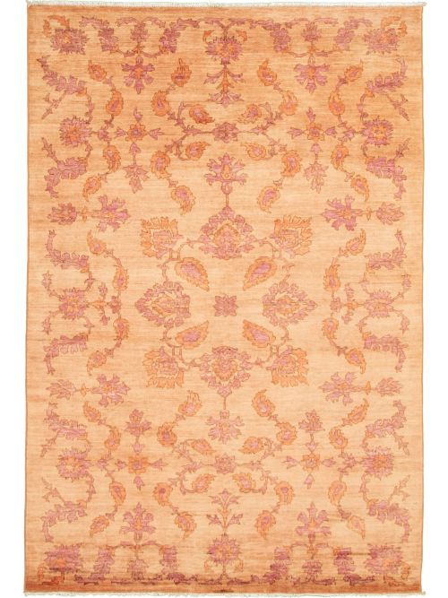 Pakistani 18 Of 20 Pak Finest Oushak 6'3" x 9'2" Hand-knotted Wool Rug 
