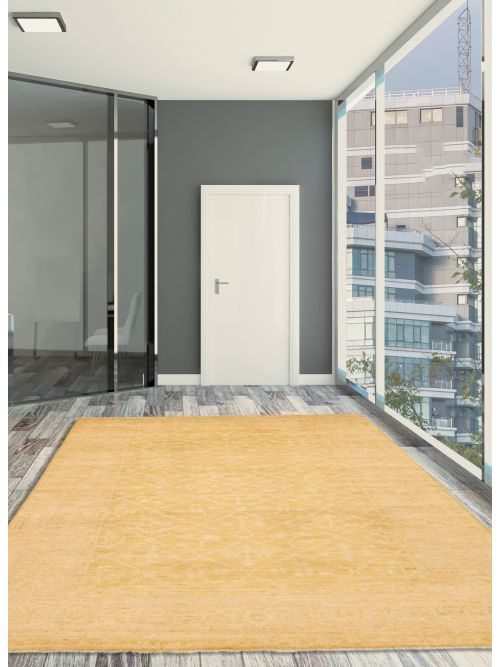 Pakistani 18 Of 20 Pak Finest Oushak 6'3" x 8'10" Hand-knotted Wool Rug 