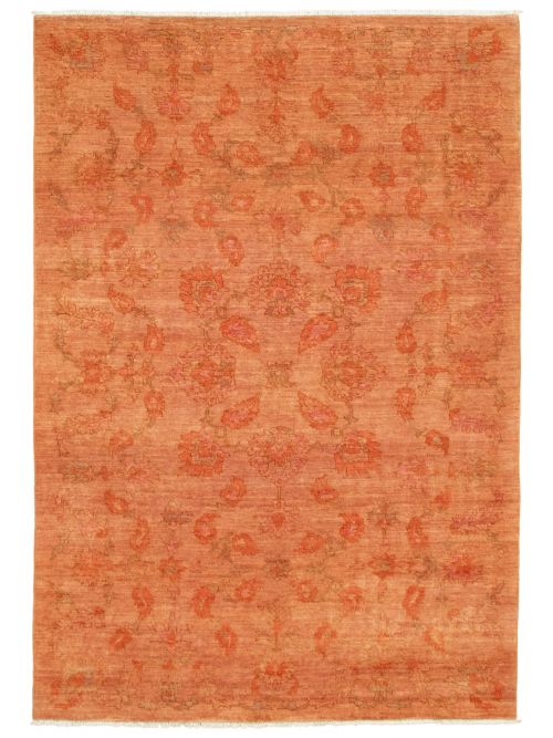 Pakistani 18 Of 20 Pak Finest Oushak 6'1" x 8'9" Hand-knotted Wool Rug 