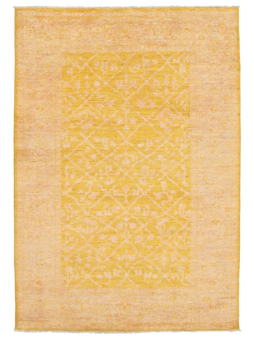 Pakistani 18 Of 20 Pak Finest Oushak 6'3" x 8'6" Hand-knotted Wool Rug 