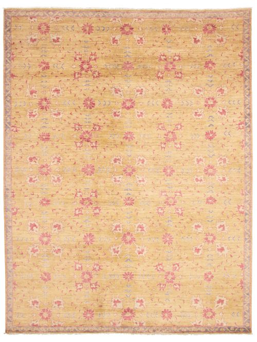 Pakistani 18 Of 20 Pak Finest Oushak 9'11" x 13'8" Hand-knotted Wool Rug 