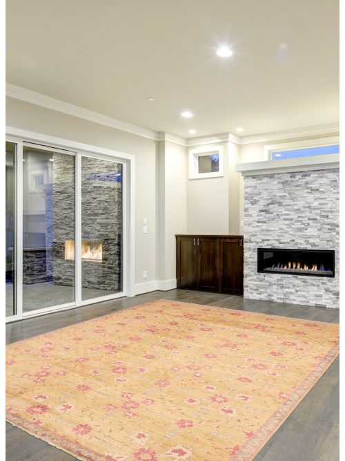 Pakistani 18 Of 20 Pak Finest Oushak 9'11" x 13'8" Hand-knotted Wool Rug 